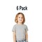 6 Pack: BELLA + CANVAS Toddler Triblend Crewneck Short Sleeve T-Shirt for Play, Casual & Everyday Wear